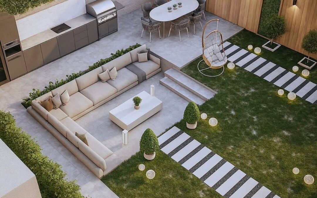 Aménagement salon de jardin